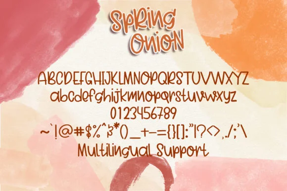 Spring Onion Font by boogaletter — Script Handwritten Font — thumbnail 7