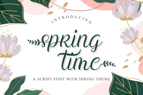 Spring Time Font by Doehantz Studio — Script Handwritten Font