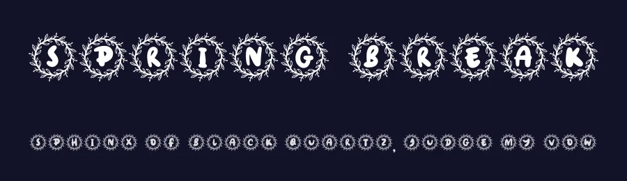 Spring Break by Alpaprana Studio — Decorative Font — thumbnail 2