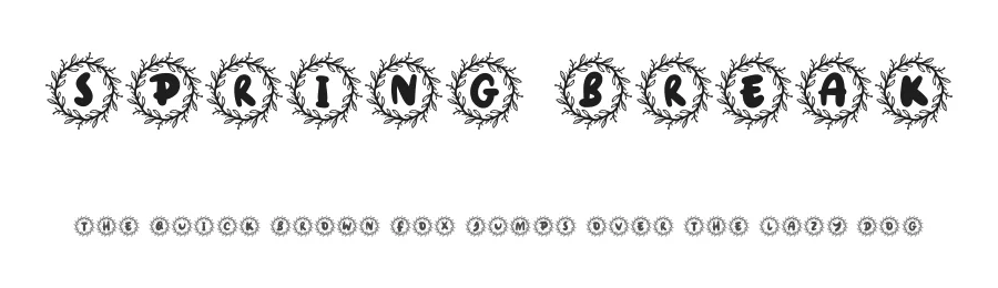 Spring Break by Alpaprana Studio — Decorative Font