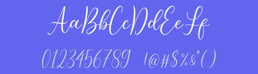 Spring Flower by AV Type — Script Handwritten Font — thumbnail 3