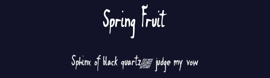 Spring Fruit by Xerographer Fonts — Script Handwritten Font — thumbnail 2