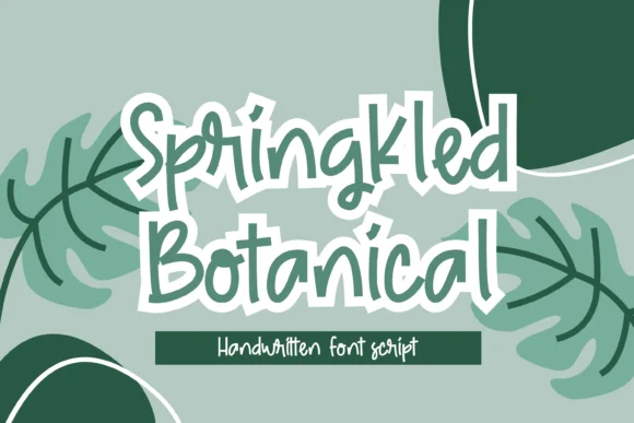 Springkled Botanical Font by Ongtype co. — Script Handwritten Font