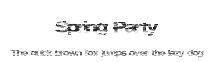Spring Party by Xerographer Fonts β Decorative Font
