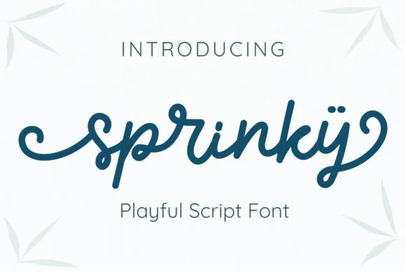 Sprinky Font by dilbadil — Script Handwritten Font
