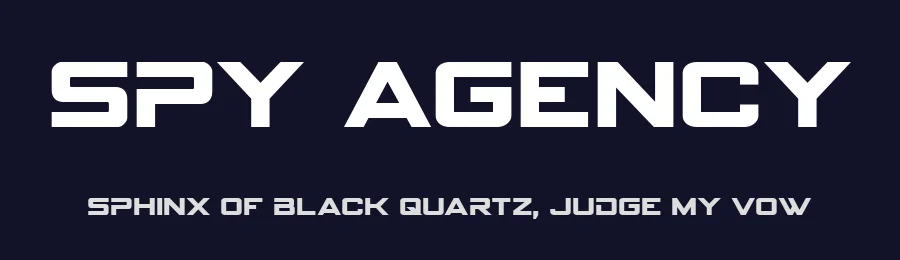 Spy Agency by Iconian Fonts — Display Font — thumbnail 2