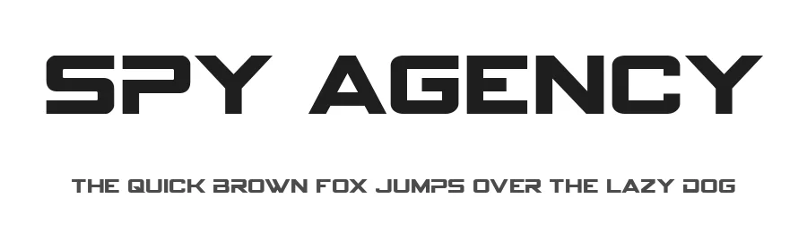 Spy Agency by Iconian Fonts — Display Font