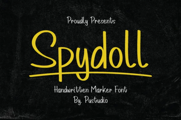 Spydoll Font by pustudio — Script Handwritten Font