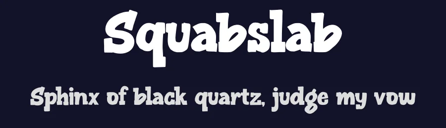 Squabslab by Gassstype — Decorative Font — thumbnail 2
