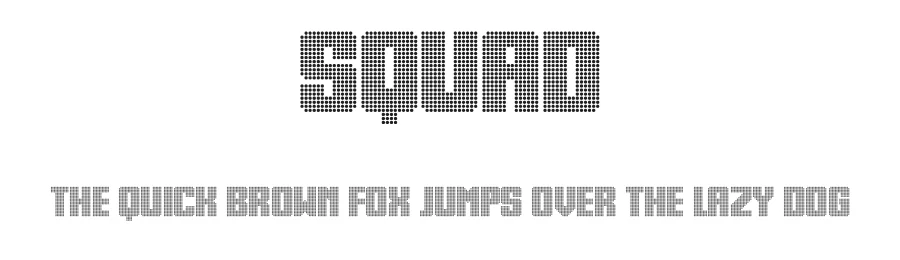 Squad by Vladimir Nikolic — Display Font