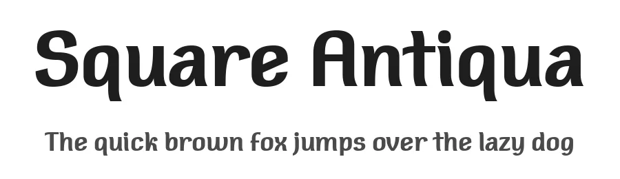 Square Antiqua by Wojciech Kalinowski — Sans Serif Font