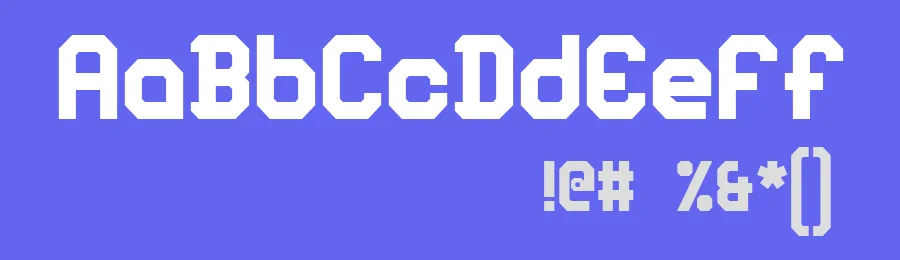 Square Block by Andrea Cerboneschi — Display Font — thumbnail 3