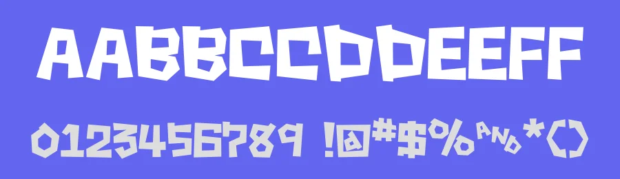 Square Rough by Colorful Typhoon — Decorative Font — thumbnail 3