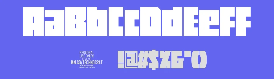 Square Technocrat by Måns Grebäck — Display Font — thumbnail 3