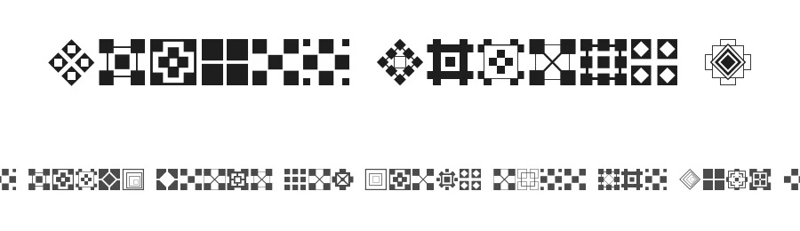 Square Things 2 by Fonts & Things — Dingbats Font
