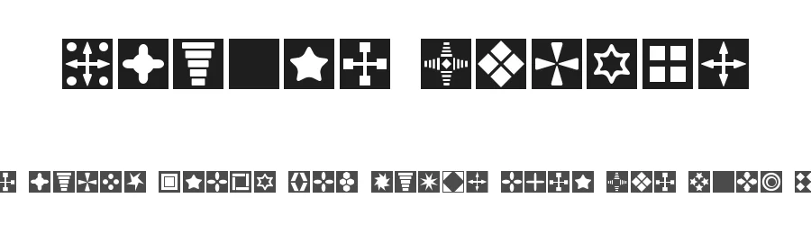 Square Things by Fonts & Things — Dingbats Font