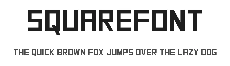 SquareFont by Bou Fonts — Display Font