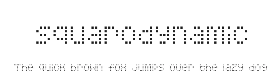 Squarodynamic by Fontalicious — Display Font