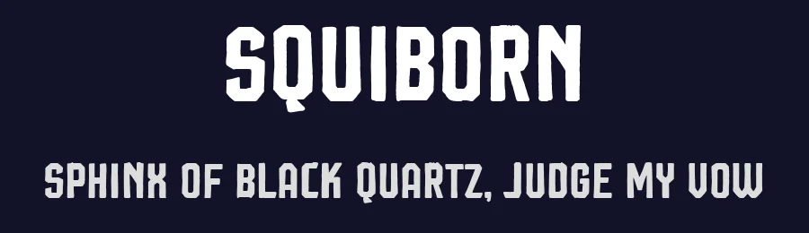 Squiborn by Letterhend Studio — Decorative Font — thumbnail 2
