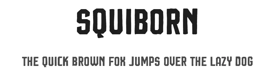 Squiborn by Letterhend Studio — Decorative Font