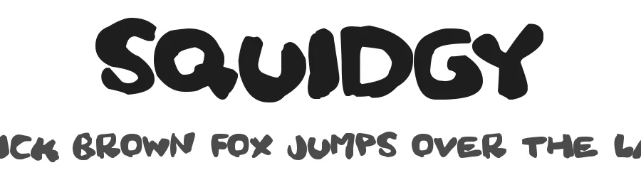 Squidgy by Hawtpixel โ Decorative Font