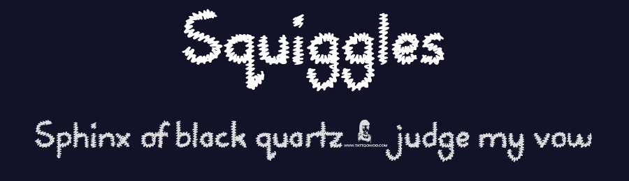 Squiggles by JSH creates — Decorative Font — thumbnail 2