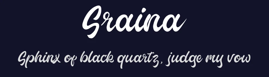 Sraina by Reza Kharisma — Script Handwritten Font — thumbnail 2