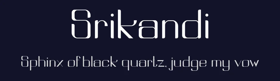 Srikandi by Sugi Harto — Sans Serif Font — thumbnail 2