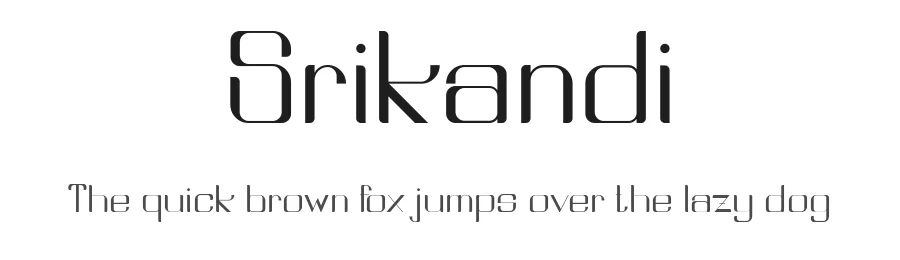Srikandi by Sugi Harto β Sans Serif Font