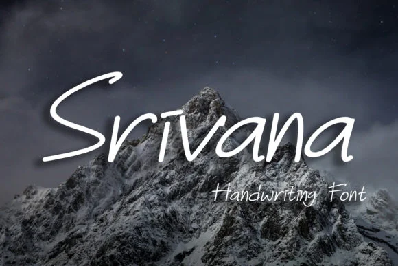 Srivana Font by Brothergrounds — Script Handwritten Font