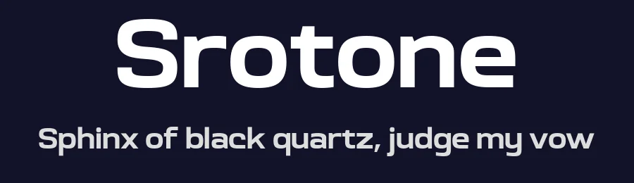 Srotone by Glyphminds Studios — Sans Serif Font — thumbnail 2