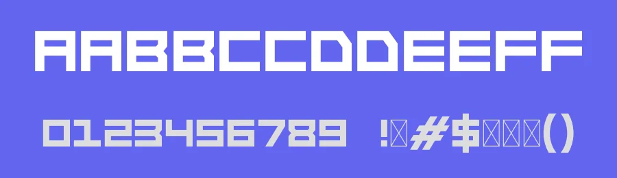 ST Simple Square by Alexander Shimanov — Display Font — thumbnail 3