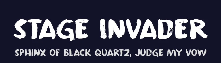 Stage Invader by Hanoded — Script Handwritten Font — thumbnail 2