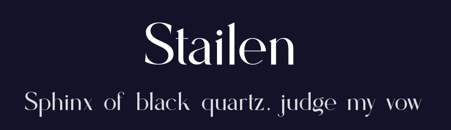 Stailen by Slide Shoot Type — Serif Font — thumbnail 2