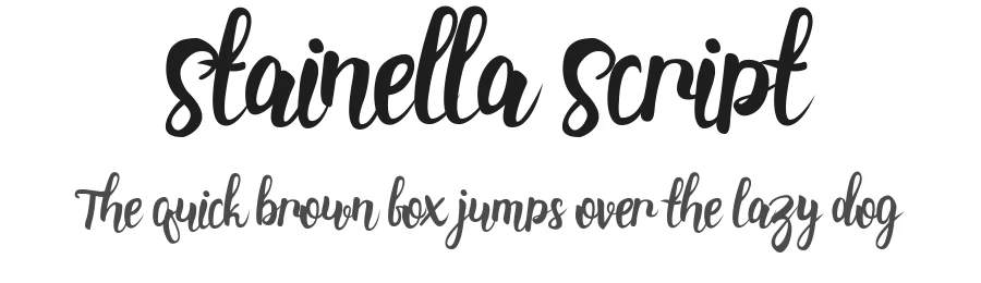 Stainella Script