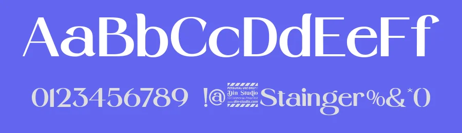 Stainger by Din Studio — Sans Serif Font — thumbnail 3