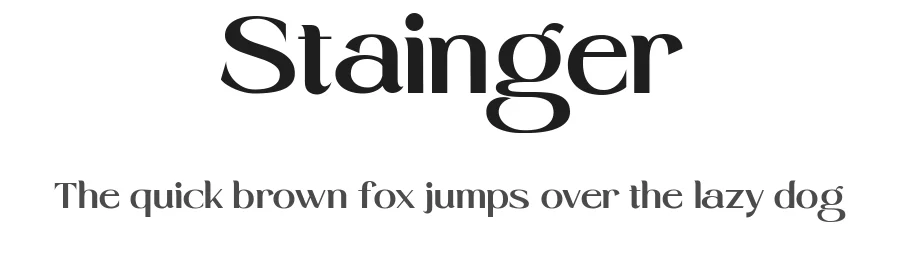 Stainger by Din Studio — Sans Serif Font