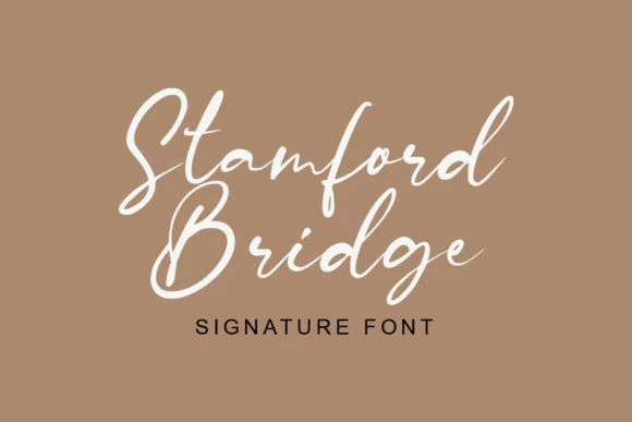 Stamford Bridge Font by Bluestudio — Script Handwritten Font