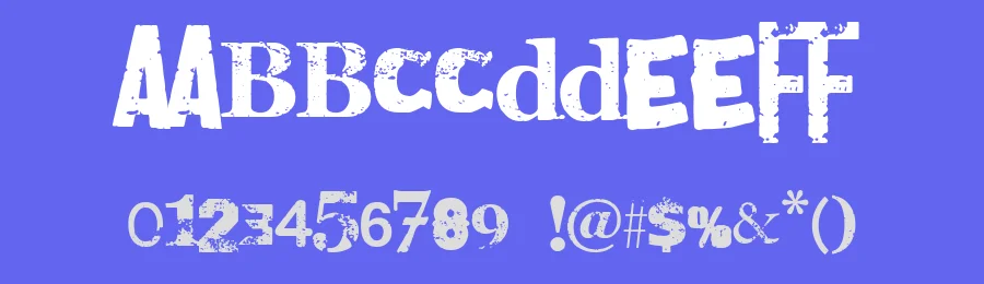 Stamp Punk Company by Woodcutter — Decorative Font — thumbnail 3