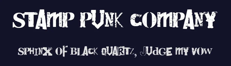Stamp Punk Company by Woodcutter — Decorative Font — thumbnail 2