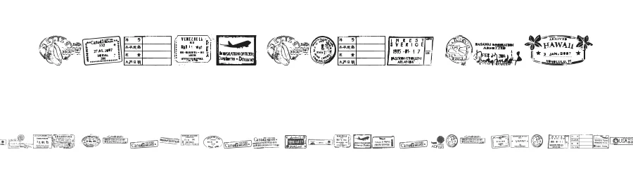 Stamp Seal TFB by zanatlija — Dingbats Font