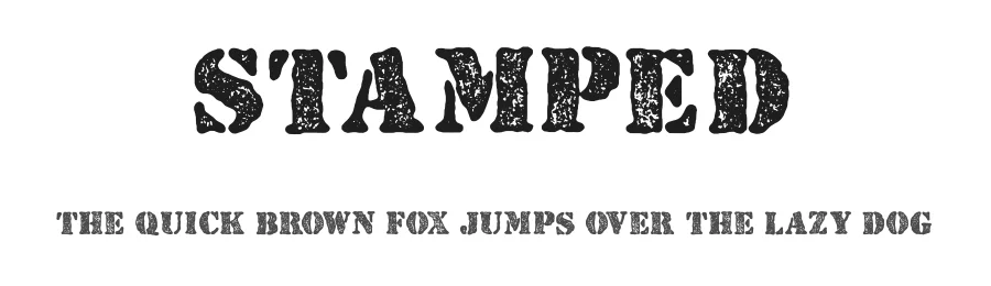Stamped
