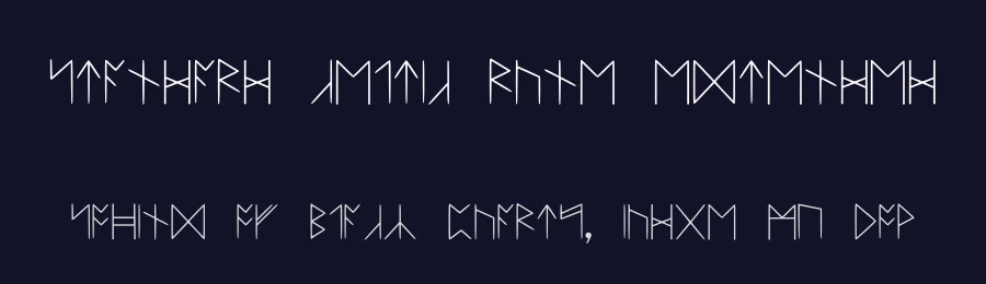 Standard Celtic Rune Extended by Hale Hill — Dingbats Font — thumbnail 2