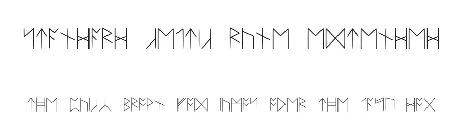 Standard Celtic Rune Extended by Hale Hill — Dingbats Font
