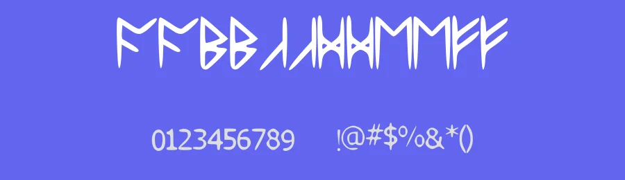 Standard Celtic Rune by Hale Hill — Dingbats Font — thumbnail 3