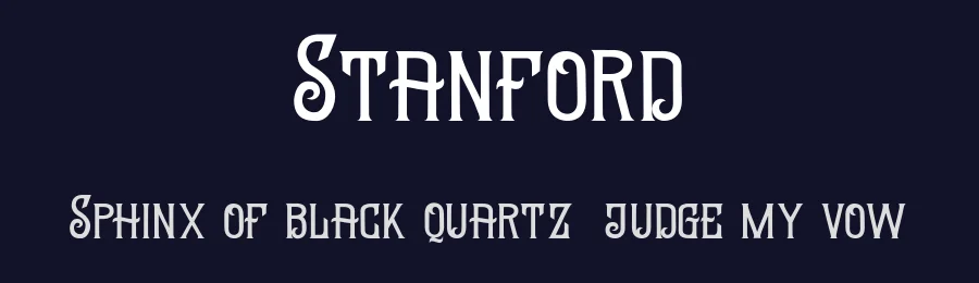 Stanford by InspiraType — Decorative Font — thumbnail 2