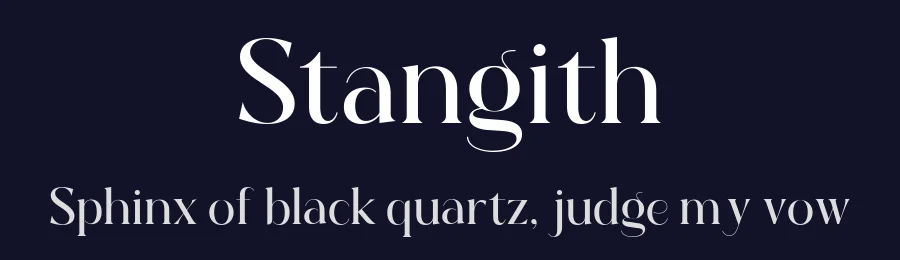 Stangith by Moka Type Studio — Serif Font — thumbnail 2