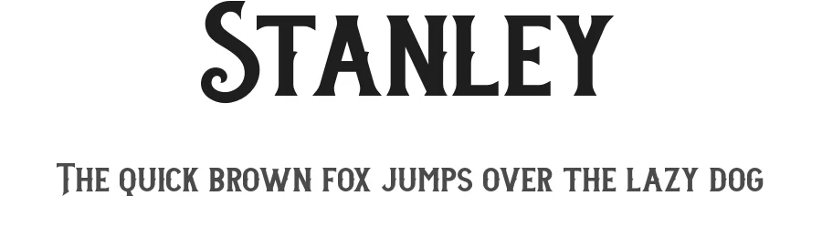 Stanley by Twicolabs Fontdation — Decorative Font