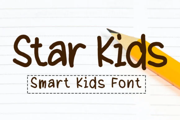 Star Kids Font by FL Space — Script Handwritten Font