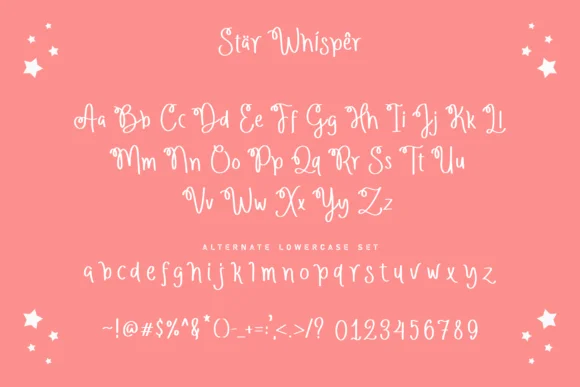 Star Whisper Font by allouse.studio — Script Handwritten Font — thumbnail 9